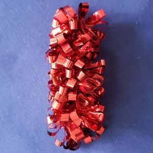 🎅🎅   Red Garland Hairbow